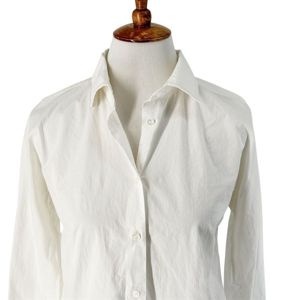 Max Mara Weekend Women's White Button Down Shirt Tunic Dress, size S - Picture 6 of 9